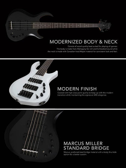 Sire Marcus Miller M2+5TBL 5-húros basszusgitár, kék