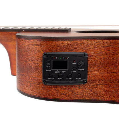 Bromo BAT4MCE Elektro-akusztikus auditorium gitár, 6 húros