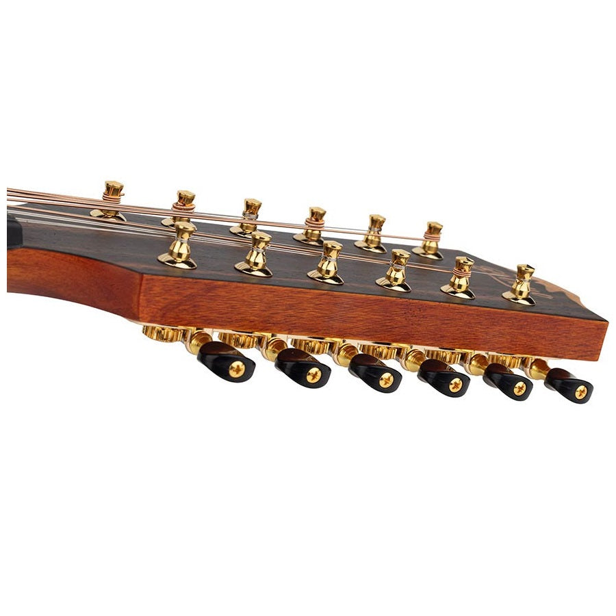 Bromo BAT4CE12 12 húros auditorium elektro-akusztikus gitár, tokkal