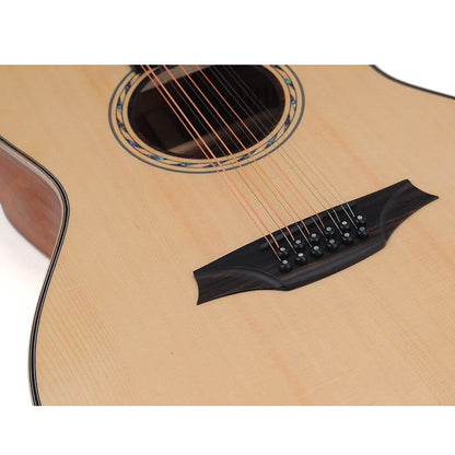 Bromo BAT4CE12 12 húros auditorium elektro-akusztikus gitár, tokkal