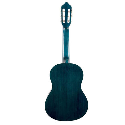 Valencia VC202TBU 1/2 Klasszikus tanuló gyerek gitár, Transparent Blue Kék
