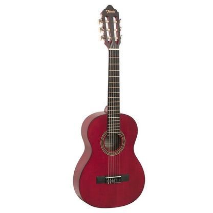 Valencia VC202TWR 1/2 Klasszikus tanuló gyerek gitár, Wine Red Piros