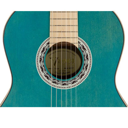Valencia VC354AB 4/4 Klasszikus gitár, Sitka fenyő & mahagóni, Aqua Blue