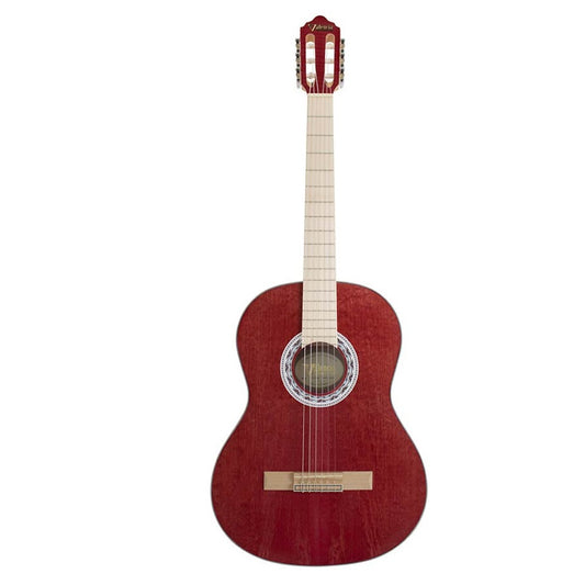 Valencia VC354WR 4/4 Klasszikus gitár, Sitka fenyő & mahagóni, szatén vörös