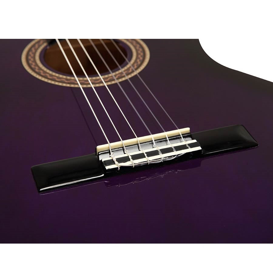 Valencia VC104PPS 4/4 Klasszikus gitár, Lila Sunburst