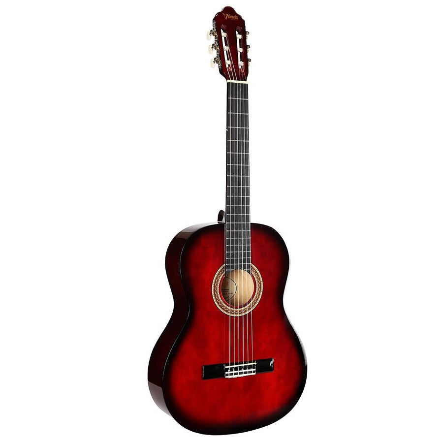 Valencia VC101RDS 1/4 Klasszikus tanuló gyerek gitár, Piros Sunburst