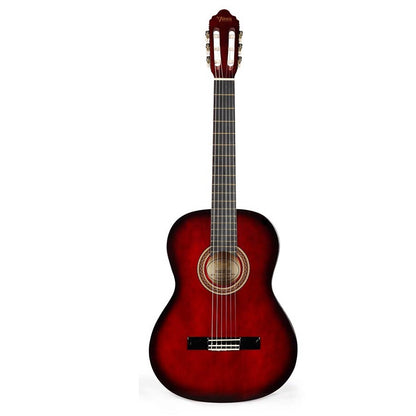 Valencia VC104RDS 4/4 Klasszikus gitár, Piros Sunburst