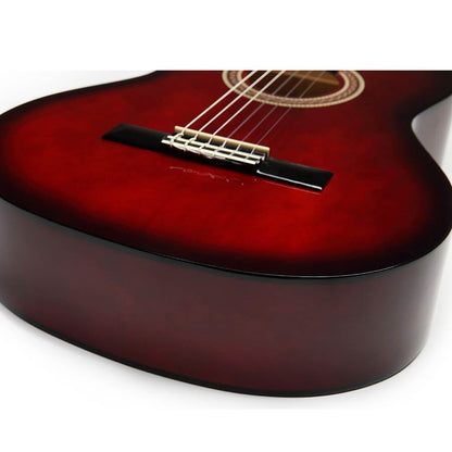 Valencia VC101RDS 1/4 Klasszikus tanuló gyerek gitár, Piros Sunburst