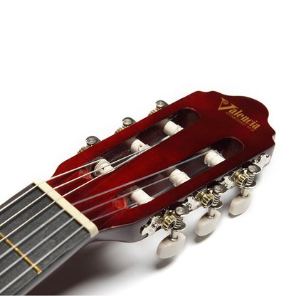 Valencia VC104RDS 4/4 Klasszikus gitár, Piros Sunburst