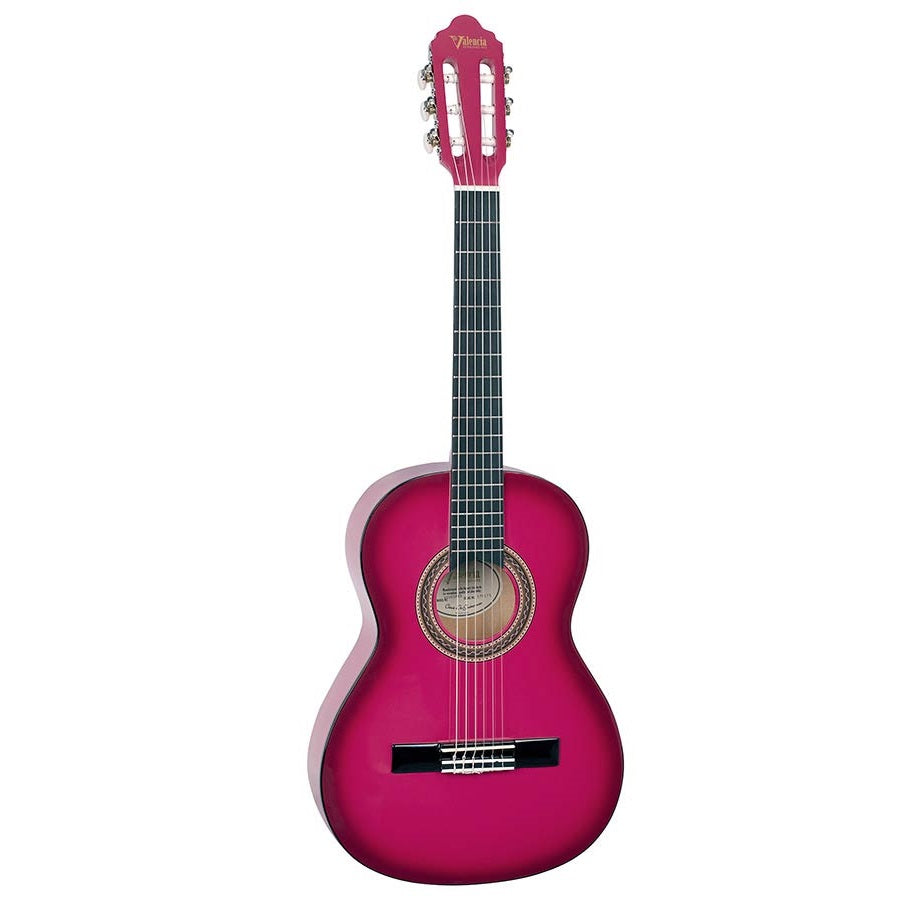 Valencia VC103PKS 3/4 Klasszikus tanuló gitár, Rózsaszín Pink Sunburst