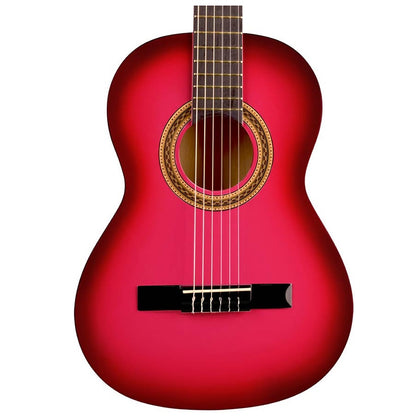 Valencia VC103PKS 3/4 Klasszikus tanuló gitár, Rózsaszín Pink Sunburst