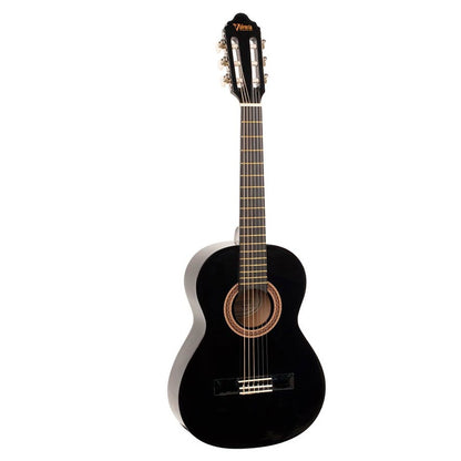 Valencia VC102BK 1/2 Klasszikus gitár, Fekete Black
