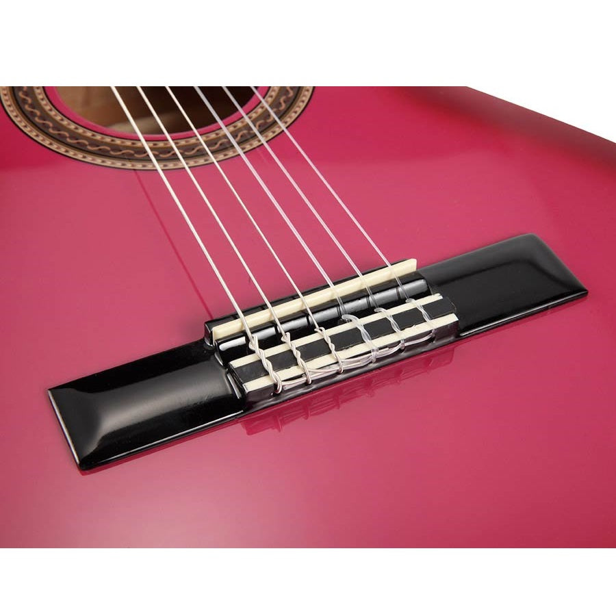 Valencia VC102PKS 1/2 Klasszikus gitár, Rózsaszín Pink Sunburst