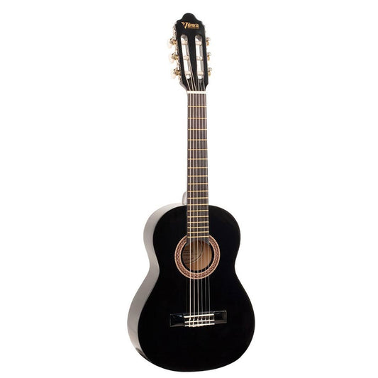 Valencia VC101BK Klasszikus tanuló gyerek gitár 1/4, Fekete