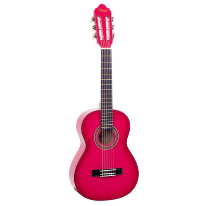 Valencia VC101PKS Klasszikus tanuló gyerek gitár 1/4, Rózsaszín Sunburst