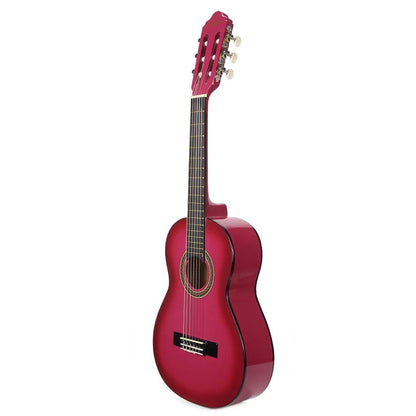 Valencia VC101PKS Klasszikus tanuló gyerek gitár 1/4, Rózsaszín Sunburst