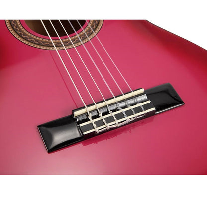 Valencia VC101PKS Klasszikus tanuló gyerek gitár 1/4, Rózsaszín Sunburst