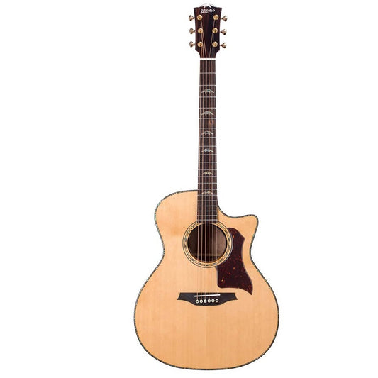 Bromo BAN2CE Auditorium elektroakusztikus gitár, 6 húros, tokkal