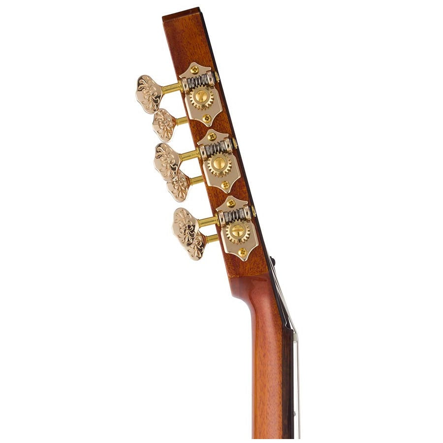 Bromo BEN2CTBK Elektromos-akusztikus nylon hollow body gitár, 6 húros, kemény tokos