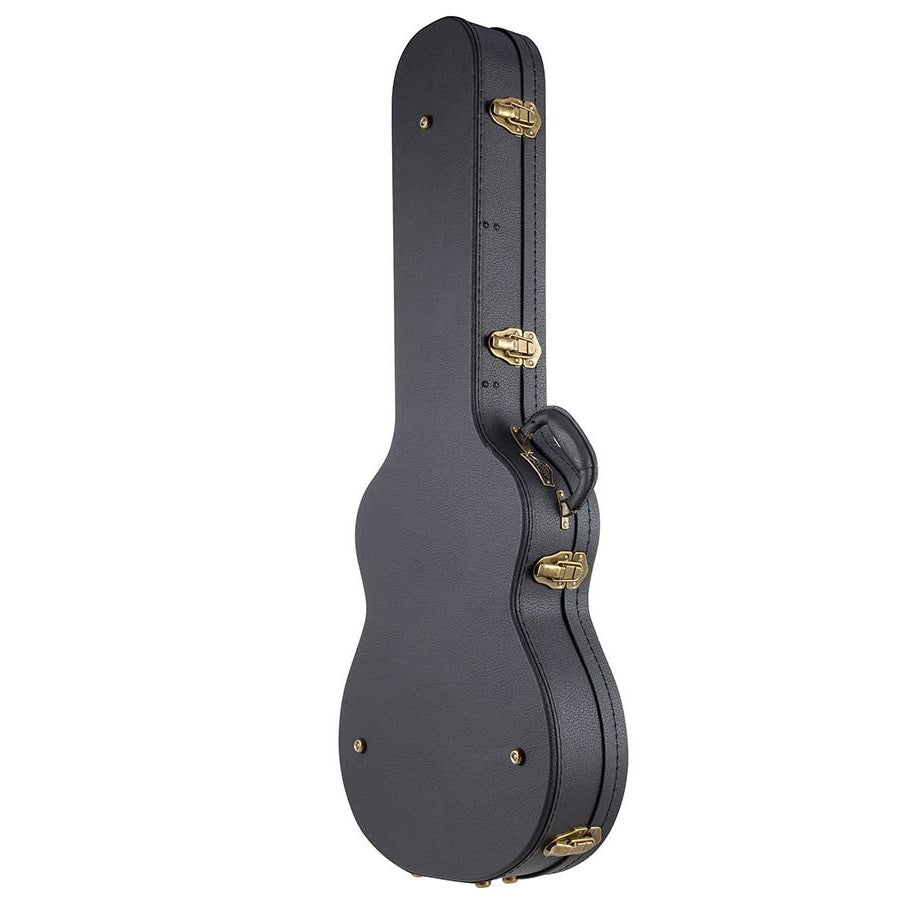Bromo BEN2CTBK Elektromos-akusztikus nylon hollow body gitár, 6 húros, kemény tokos