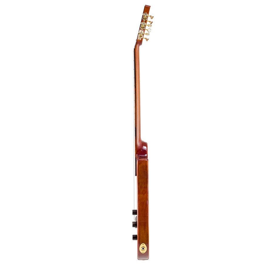 Bromo BEN2CTBK Elektromos-akusztikus nylon hollow body gitár, 6 húros, kemény tokos