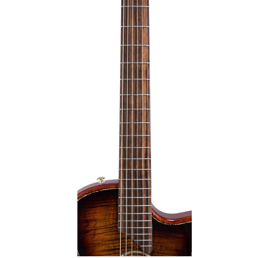 Bromo BEN2C3TS Elektromos-akusztikus nylon hollow body gitár, 6 húros, keménytokkal