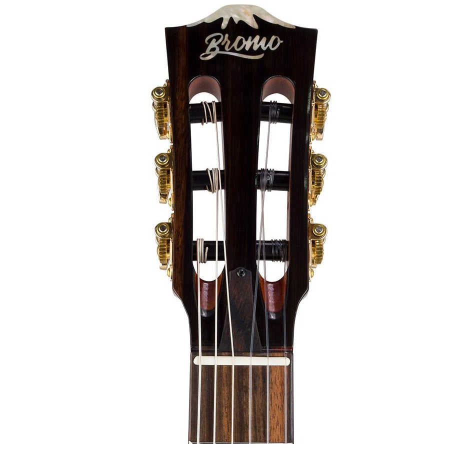 Bromo BEN2C3TS Elektromos-akusztikus nylon hollow body gitár, 6 húros, keménytokkal