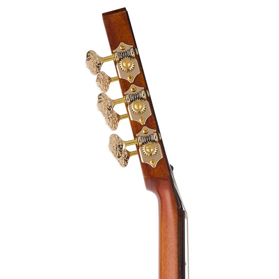 Bromo BEN2C3TS Elektromos-akusztikus nylon hollow body gitár, 6 húros, keménytokkal