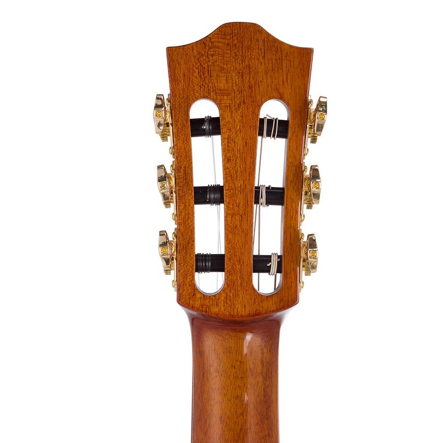 Bromo BEN2C3TS Elektromos-akusztikus nylon hollow body gitár, 6 húros, keménytokkal
