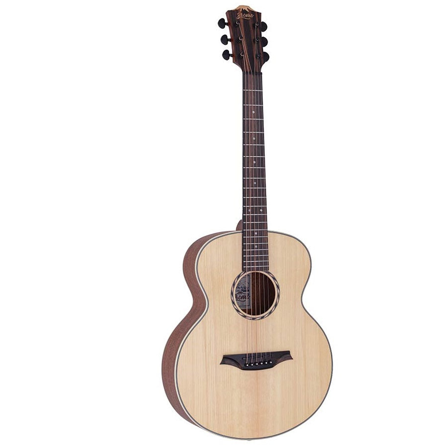 Bromo BAA8S Mini Jumbo akusztikus gitár, 6 húros, tok mellékelve