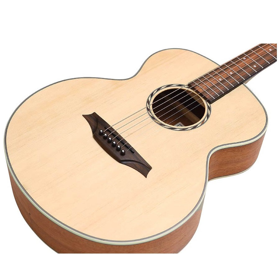 Bromo BAA8S Mini Jumbo akusztikus gitár, 6 húros, tok mellékelve