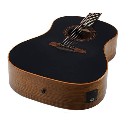 Bromo BAT9MEBK elektroakusztikus gitár, fekete, dreadnought Tahoma sorozat