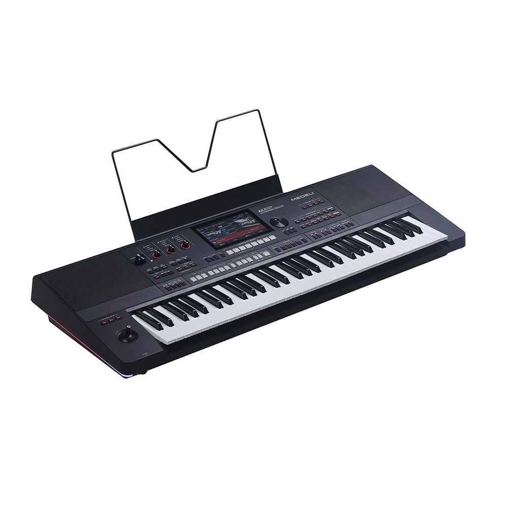 Medeli AKX10S arranger keyboard, 61 billentyű, 768 MB Sampler, 1133 hangszín, 300 stílus, Bluetooth (B-stock)