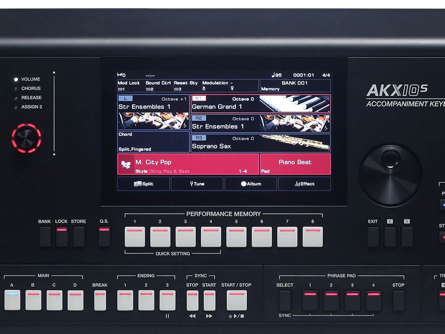 Medeli AKX10S arranger keyboard, 61 billentyű, 768 MB Sampler, 1133 hangszín, 300 stílus, Bluetooth (B-stock)