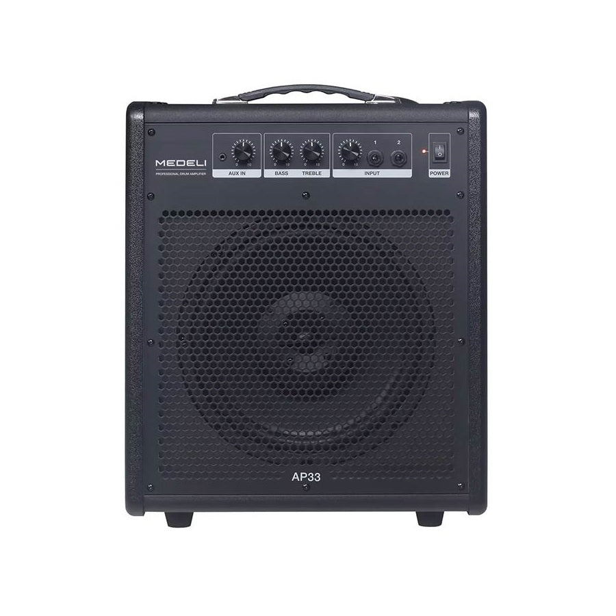 Medeli AP33 dobmonitor, 35 W, 2 bemenet, elektronikus dobhoz