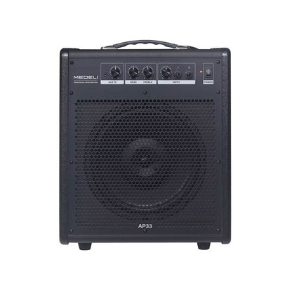 Medeli AP33 dobmonitor, 35 W, 2 bemenet, elektronikus dobhoz