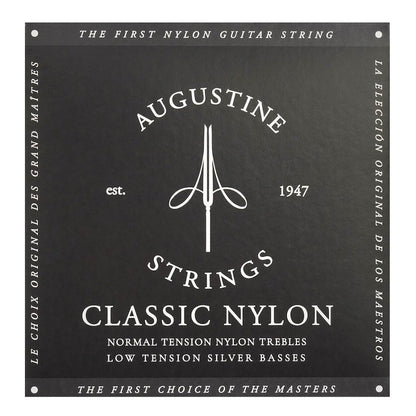 Augustine AUCLBK klasszikus gitárhúr készlet, 6 húr, Classic Black