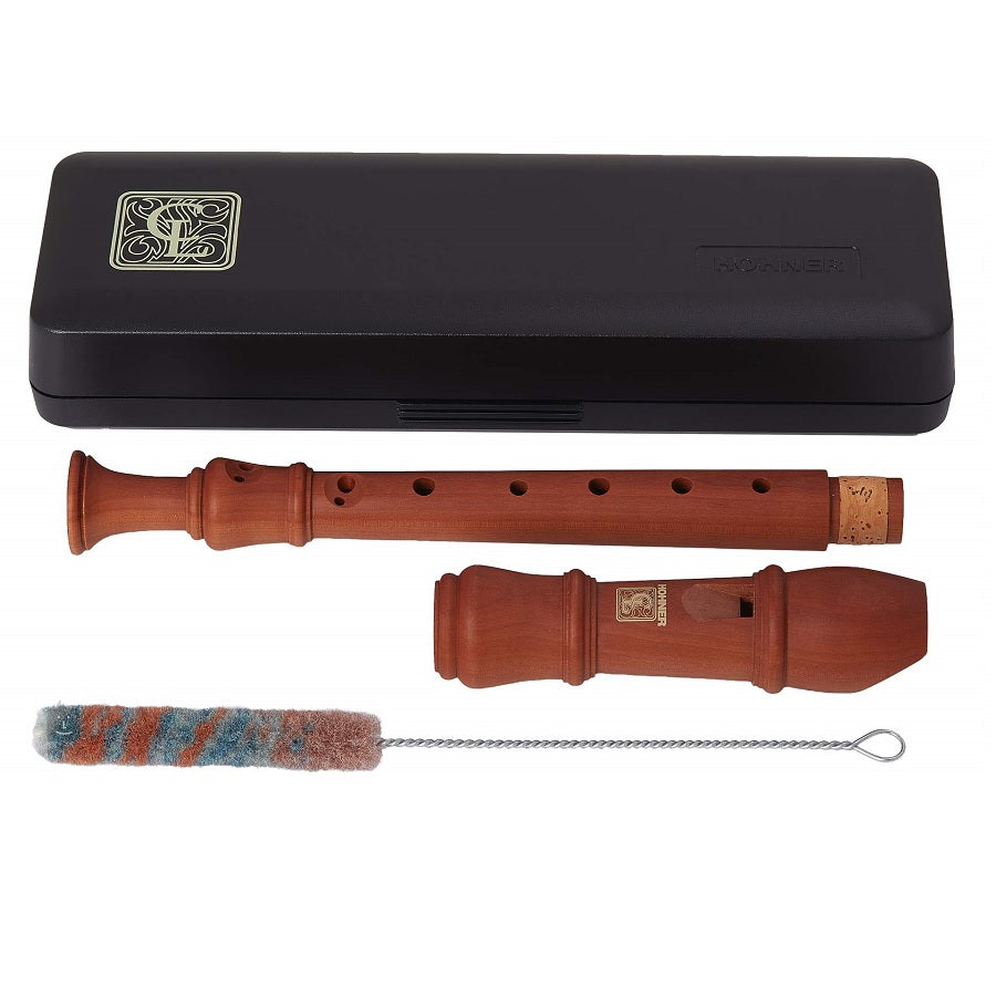 Hohner B95443 Szopránfurulya körtefából, C-hangolás, barokk fogás, 2 részes