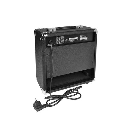 SX BA1565 basszusgitár erősítő, 15 W, 6,5", 4 sávos EQ, Overdrive