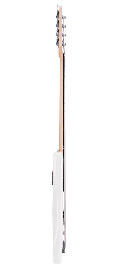 SX BD2WT Elektromos basszusgitár, P-Style, 4 húros, fehér, tokkal