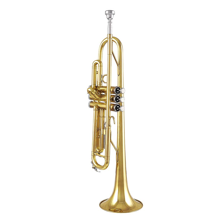 Belcanto BX95 Bb trombita szett, arany lakk, 7C fúvóka, kemény tokkal