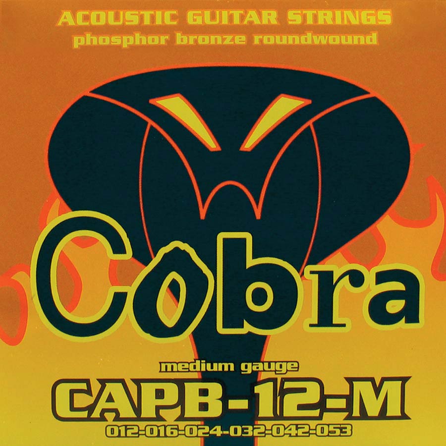 Cobra CAPB12M akusztikus gitárhúr készlet, Phosphor Bronze, Medium 012–053