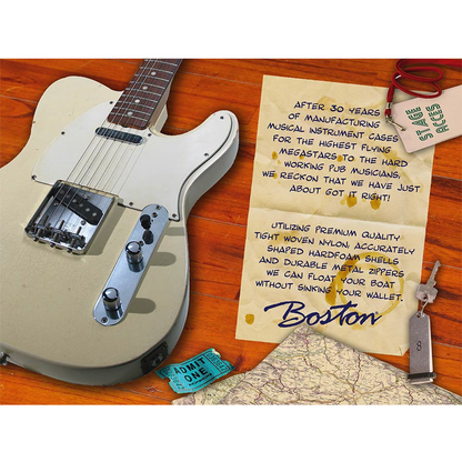 Boston CEB250 Bass gitár tok (softcase), polisztirol párnázás, zseb, vállpánt