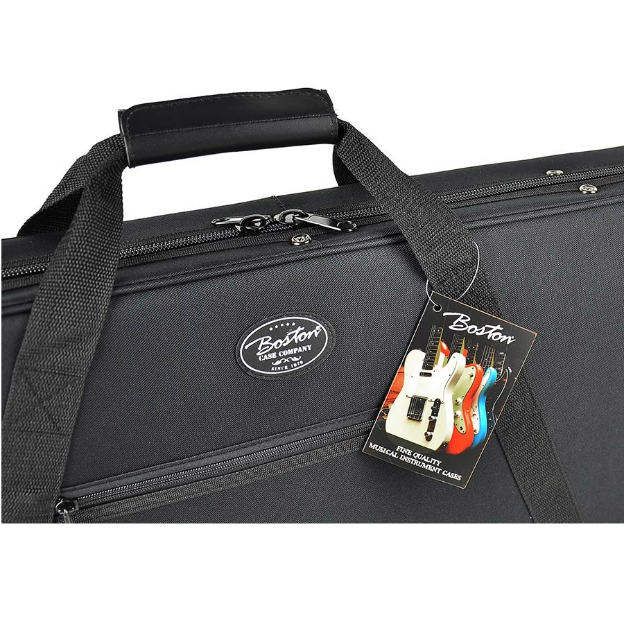 Boston CEB250 Bass gitár tok (softcase), polisztirol párnázás, zseb, vállpánt