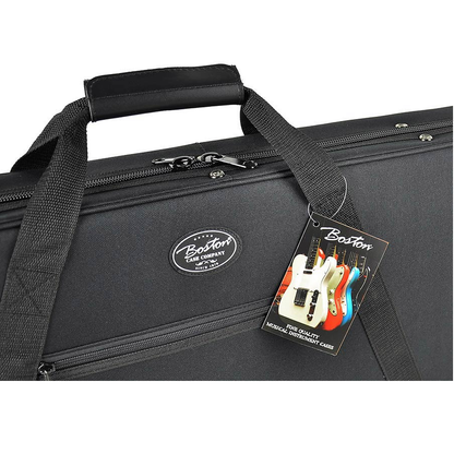 Boston CEG250 elektromos gitár softcase tok, polisztirol, fekete