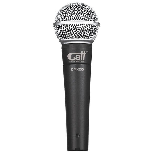 Gatt Audio DM500 dinamikus mikrofon készlet, kengyel, kábel, táska, Fekete