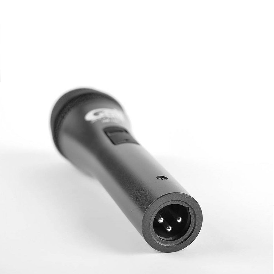 Gatt Audio DM700 Professzionális dinamikus kardioid mikrofon, Fekete, XLR kábel mellékelve