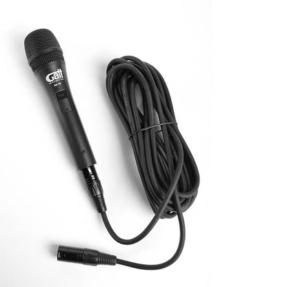 Gatt Audio DM700 Professzionális dinamikus kardioid mikrofon, Fekete, XLR kábel mellékelve