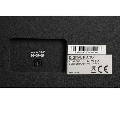 Medeli DP650KBK Digitális zongora, 88 súlyozott billentyű, Forte Series, Szatén fekete