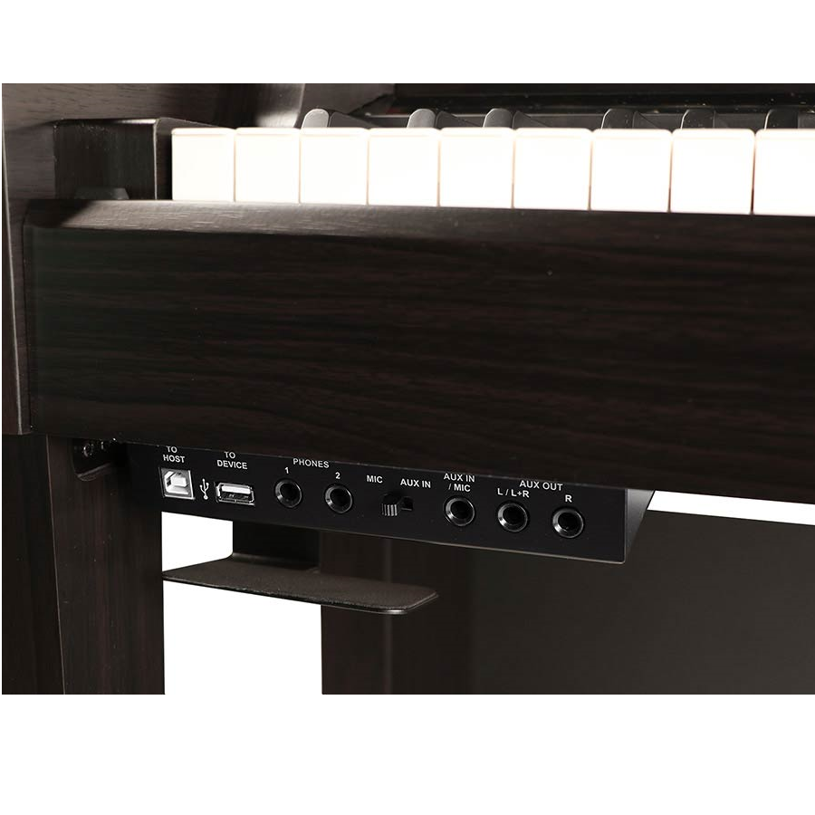 Medeli DP650KRW Professzionális digitális zongora, 88 súlyozott billentyű, Rosewood